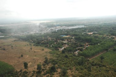 Hindistan 'daki fabrikanın havadan görünüşü