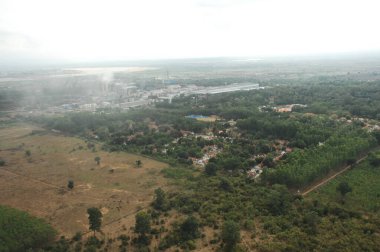 Hindistan 'daki fabrikanın havadan görünüşü