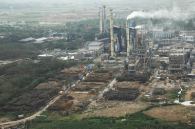 Hindistan 'daki fabrikanın havadan görünüşü