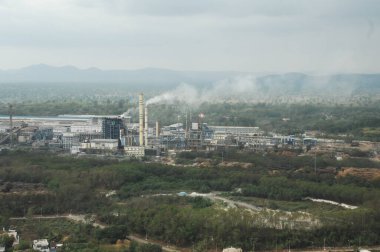 Hindistan 'daki fabrikanın havadan görünüşü