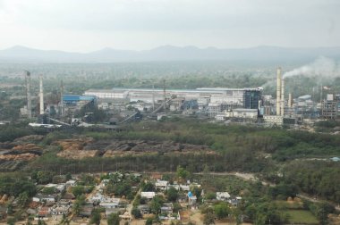 Hindistan 'daki fabrikanın havadan görünüşü