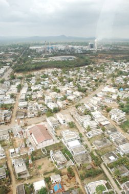 Aerial view of a buildings