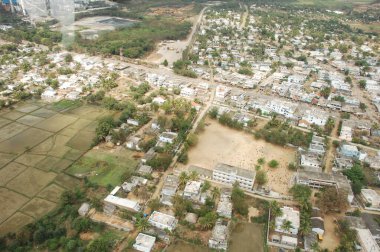 Hindistan 'daki fabrikanın havadan görünüşü