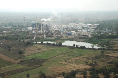 Hindistan 'daki fabrikanın havadan görünüşü