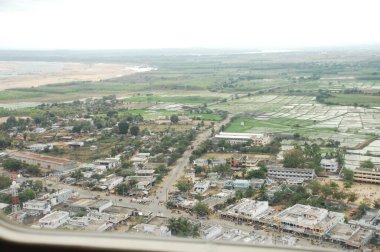 Hindistan 'daki fabrikanın havadan görünüşü