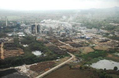 Hindistan 'daki fabrikanın havadan görünüşü