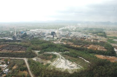 Hindistan 'daki fabrikanın havadan görünüşü