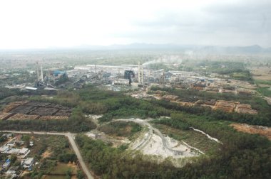 Hindistan 'daki fabrikanın havadan görünüşü