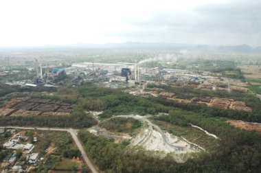 Hindistan 'daki fabrikanın havadan görünüşü