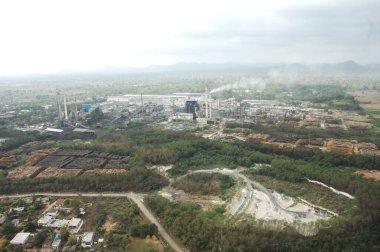 Hindistan 'daki fabrikanın havadan görünüşü