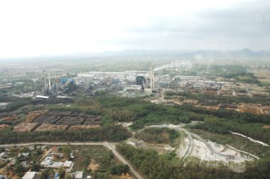 Hindistan 'daki fabrikanın havadan görünüşü