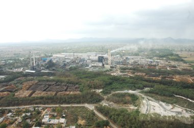 Hindistan 'daki fabrikanın havadan görünüşü