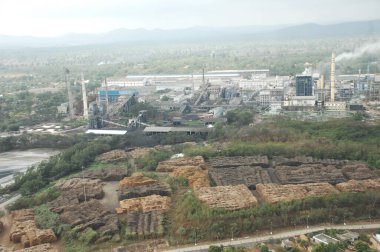 Hindistan 'daki fabrikanın havadan görünüşü