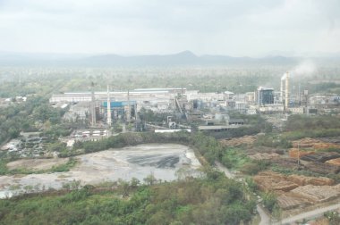 Hindistan 'daki fabrikanın havadan görünüşü