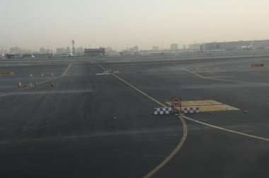 Uçuş kalkış Havaalanı'nda hazır