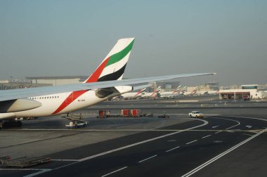 Uçuş kalkış Havaalanı'nda hazır