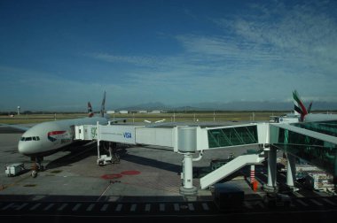 Uçuş kalkış Havaalanı'nda hazır