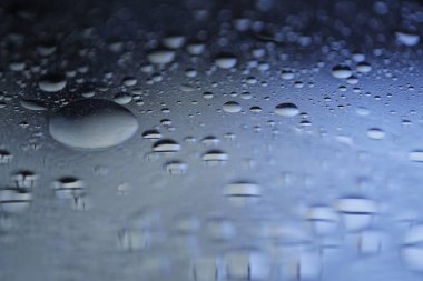 Oil Drops Texture in the water