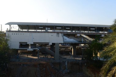 Man Silhouette at train Station