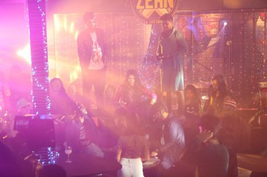 silhouette of People in the pub 5th Jan 2023 Hyderabad India