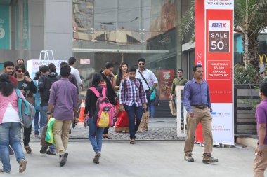 Indian people at Shopping complex Hyderabad India 5th Jan 2023