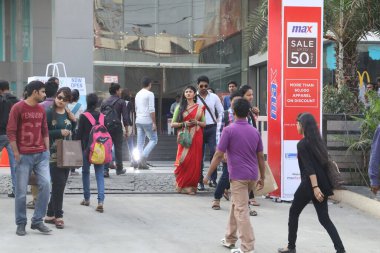 Indian people at Shopping complex Hyderabad India 5th Jan 2023