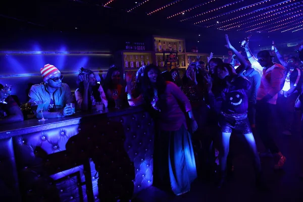 silhouette of People in the pub 5th Jan 2023 Hyderabad India