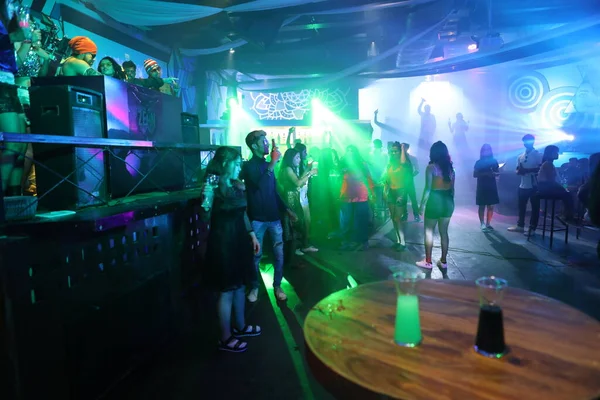 silhouette of People in the pub 5th Jan 2023 Hyderabad India