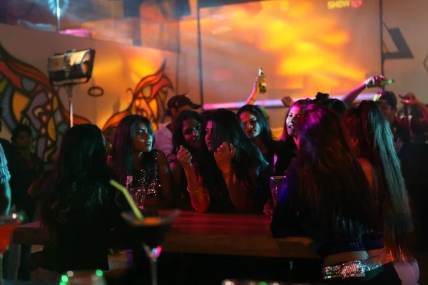 silhouette of People in the pub 5th Jan 2023 Hyderabad India