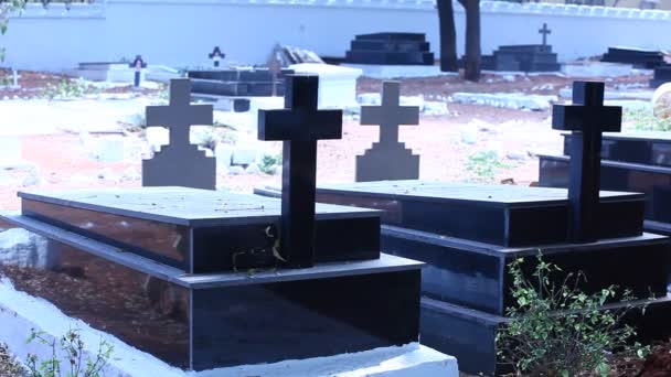 Christian Graveyard India — Vídeo de Stock