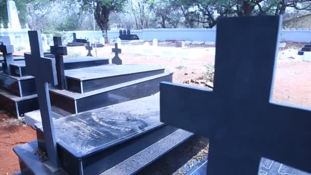 Christian Graveyard India — Vídeos de Stock
