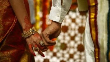 Indian Bride Makes Herself Ready