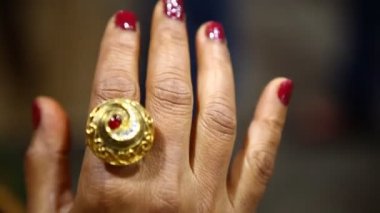 Indian Bride Makes Herself Ready