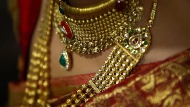 Indian Bride Makes Herself Ready