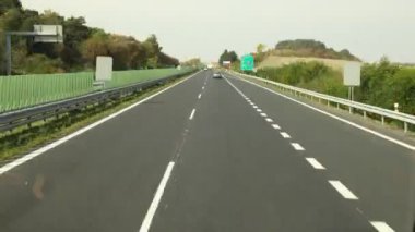 Road journey Europe Time Lapse