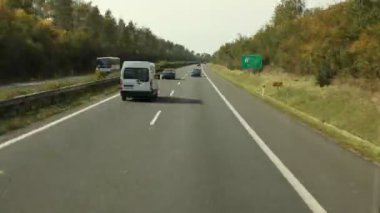 Road journey Europe Time Lapse