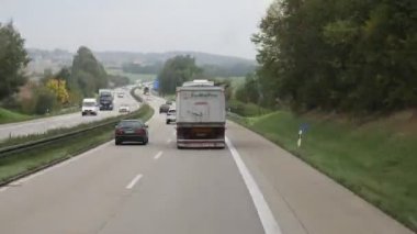 Road journey Europe Time Lapse