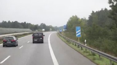 Road journey Europe Time Lapse