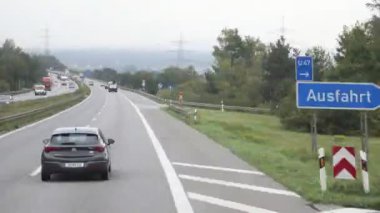 Road journey Europe Time Lapse