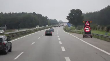 Road journey Europe Time Lapse