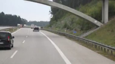 Road journey Europe Time Lapse