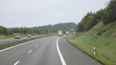 Road journey Europe Time Lapse