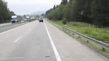 Road journey Europe Time Lapse