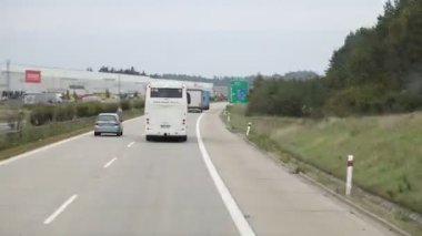 Road journey Europe Time Lapse