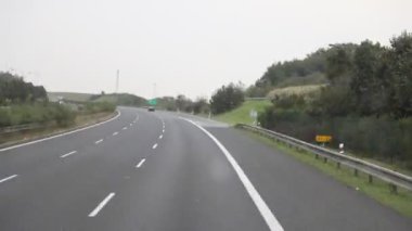 Road journey Europe Time Lapse