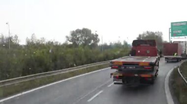 Road journey Europe Time Lapse