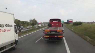 Road journey Europe Time Lapse