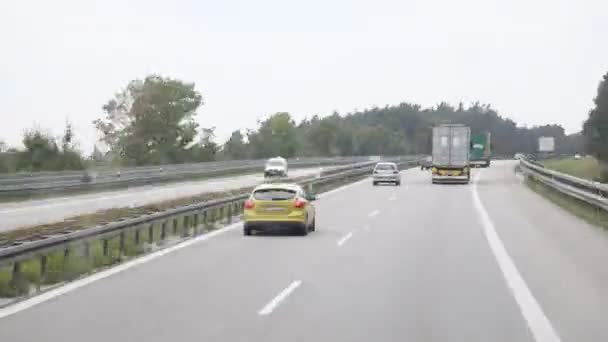 Road Journey Europe Time Lapse — Videoclip de stoc