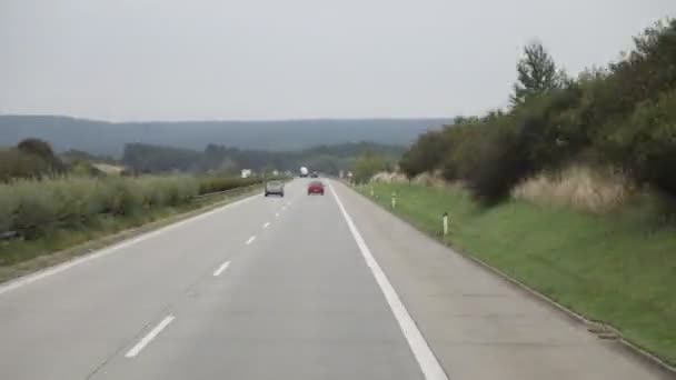 Road Journey Europe Time Lapse — Vídeo de Stock