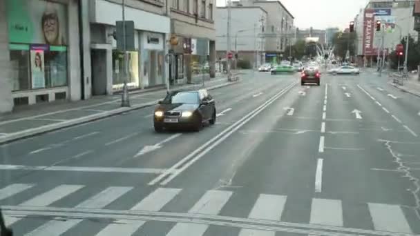 Zeitraffer Auf Der Straße Der Schweiz — Stockvideo
